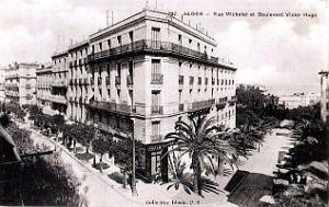 Alger - Rue Michelet et Boulevard Victor-Hugo